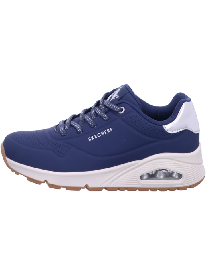 Элегантные туфли на шнуровке Skechers, синий — фото 2