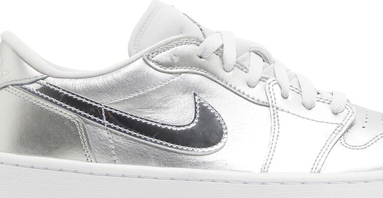 Кроссовки Air Jordan 1 Low Golf 'Gift Giving Pack', серебряный — фото 2