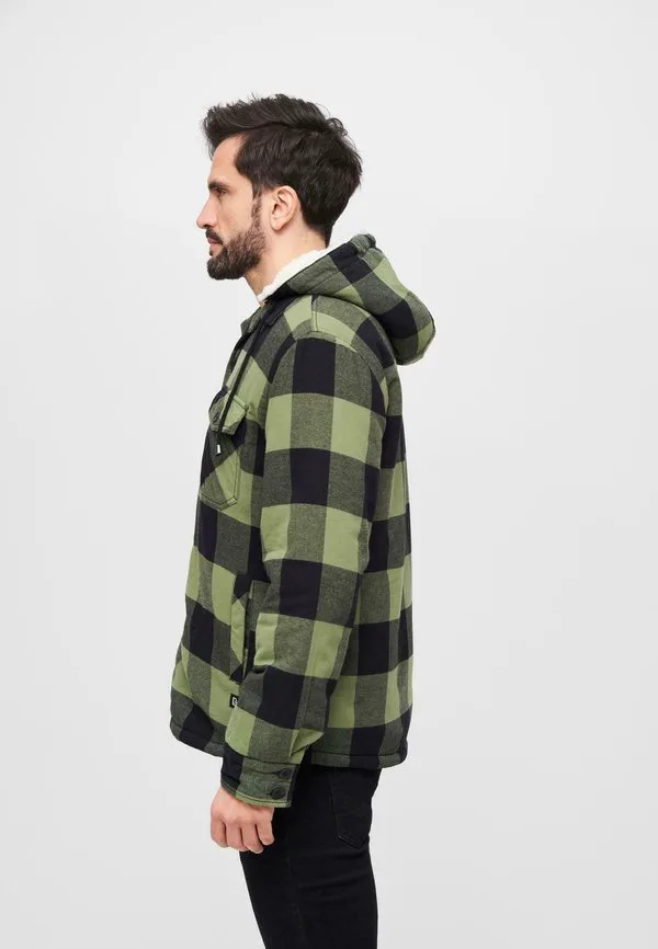 Куртка для межсезонья Brandit, Black/Olive — фото 4