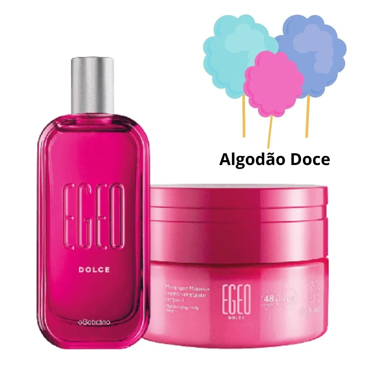 Увлажняющий крем для тела Boticario Egeo Dolce Merengue Mousse 250 г O Boticário — фото 4