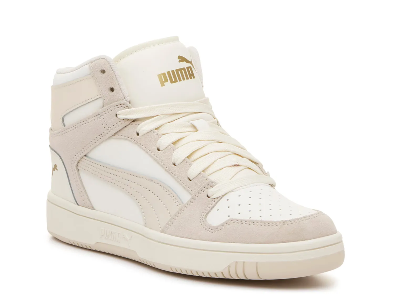 

Кроссовки Rebound Sneaker Puma, белый/серо-коричневый