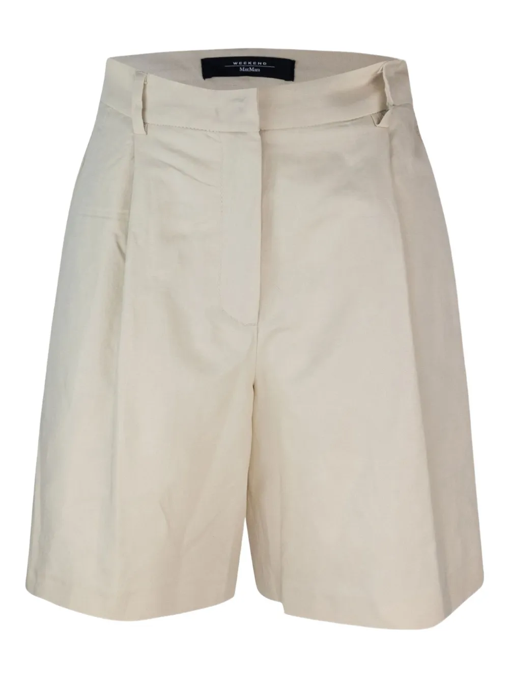 

Шорты Ecuba с завышенной талией и складками Weekend Max Mara, нейтральный
