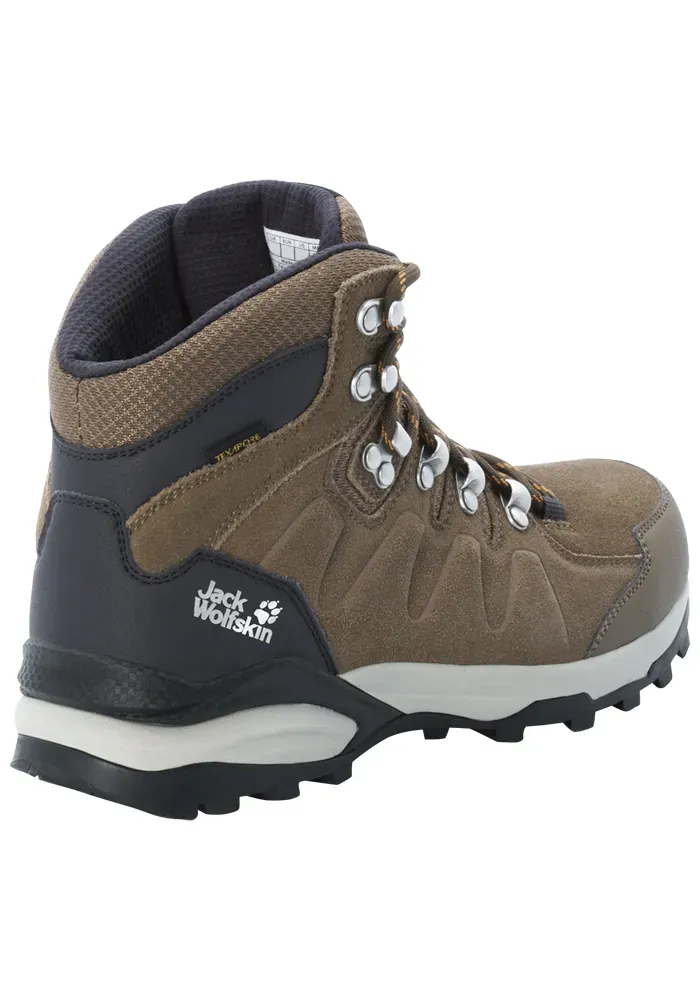 Кроссовки Jack Wolfskin "REFUGIO TEXAPORE MID W", коричневый — фото 4