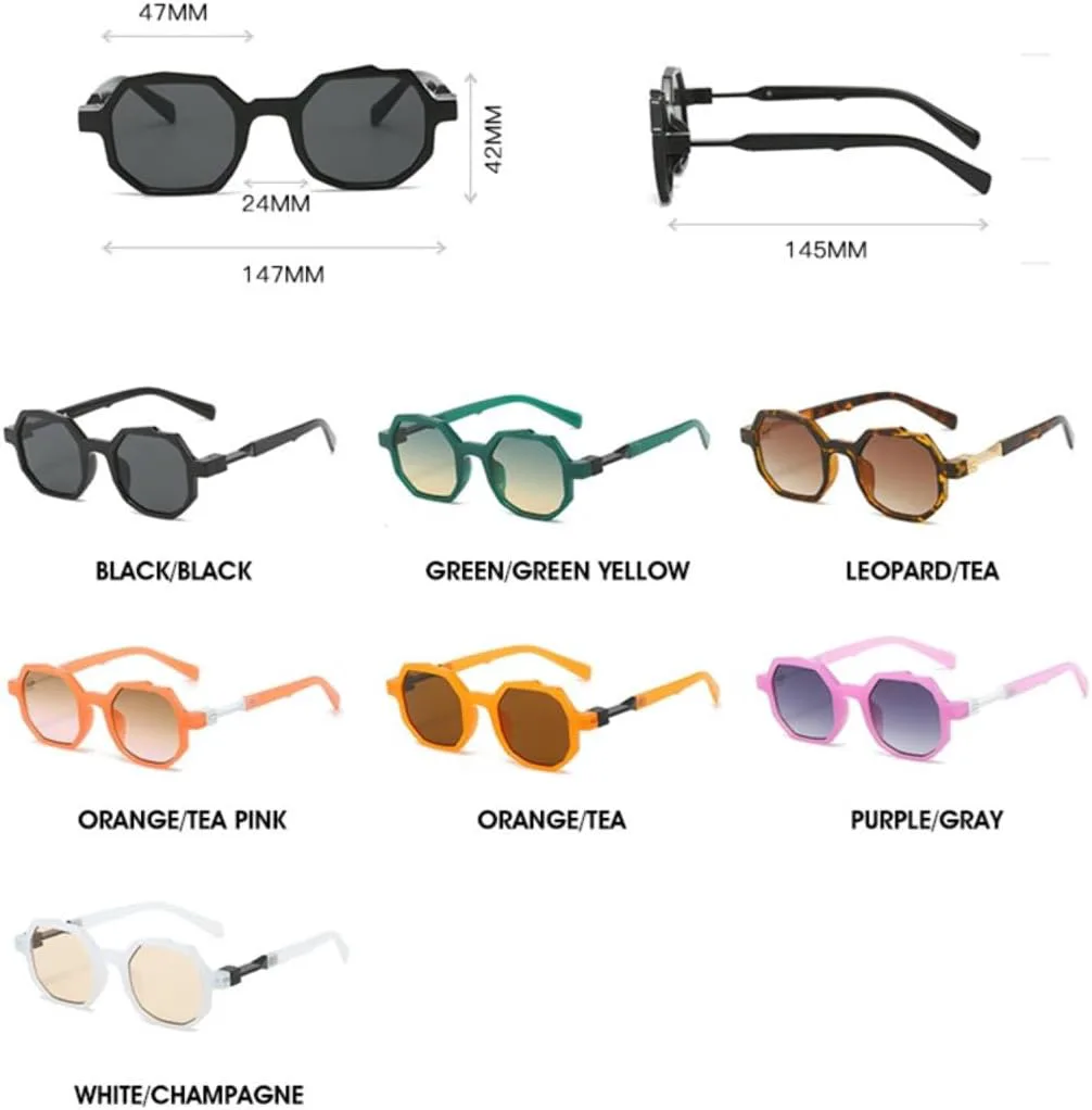 

Солнцезащитные очки неправильной квадратной формы для женщин и мужчин, для вождения, рыбалки, с защитой от УФ-излучения UV400, класса люкс UATXTAU, Green