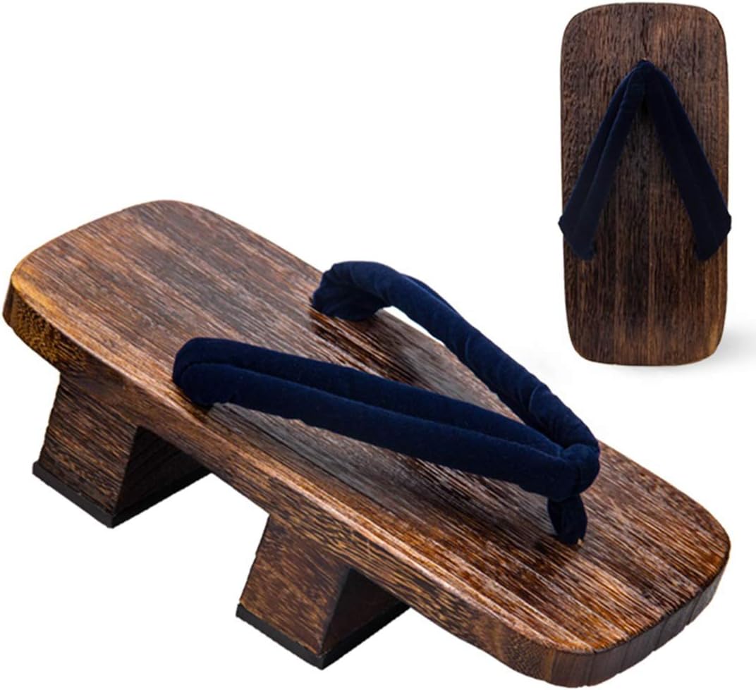 

Мужские традиционные японские туфли-сабо Ez-sofei, деревянные сандалии гета, темно-синий