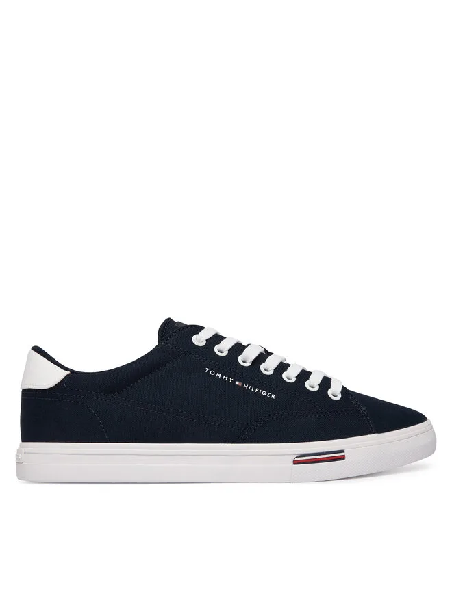 Tommy Hilfiger Тканевые кроссовки Vulc Core Rwb Long FM0FM05813, темно-синие