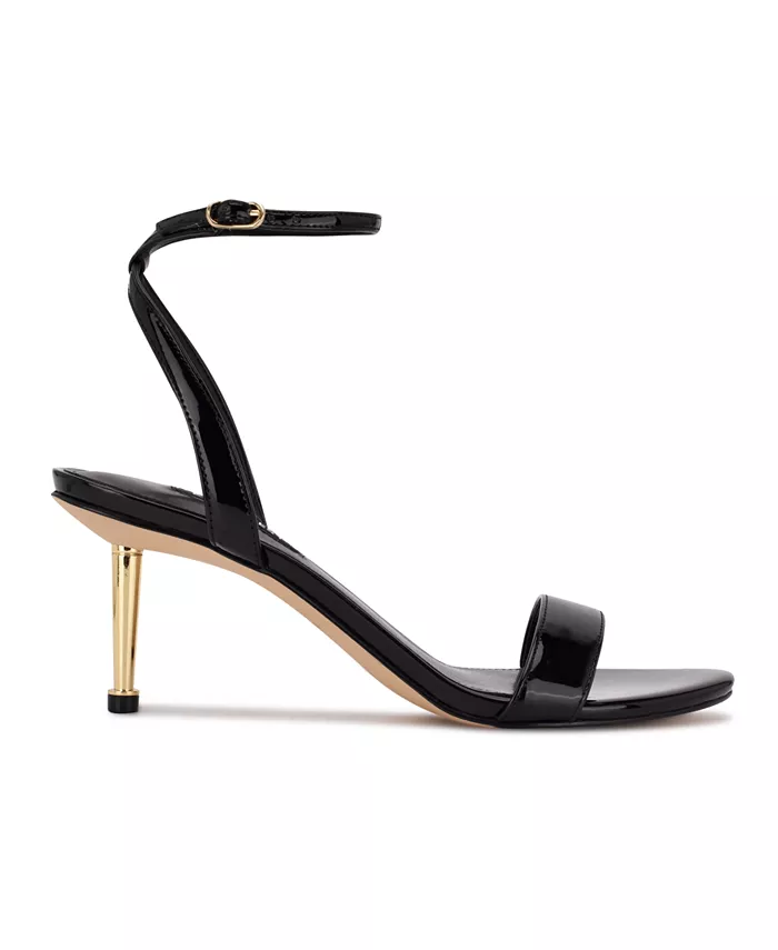 Женские босоножки на шпильке Anny с ремешком на щиколотке Nine West, черный — фото 2