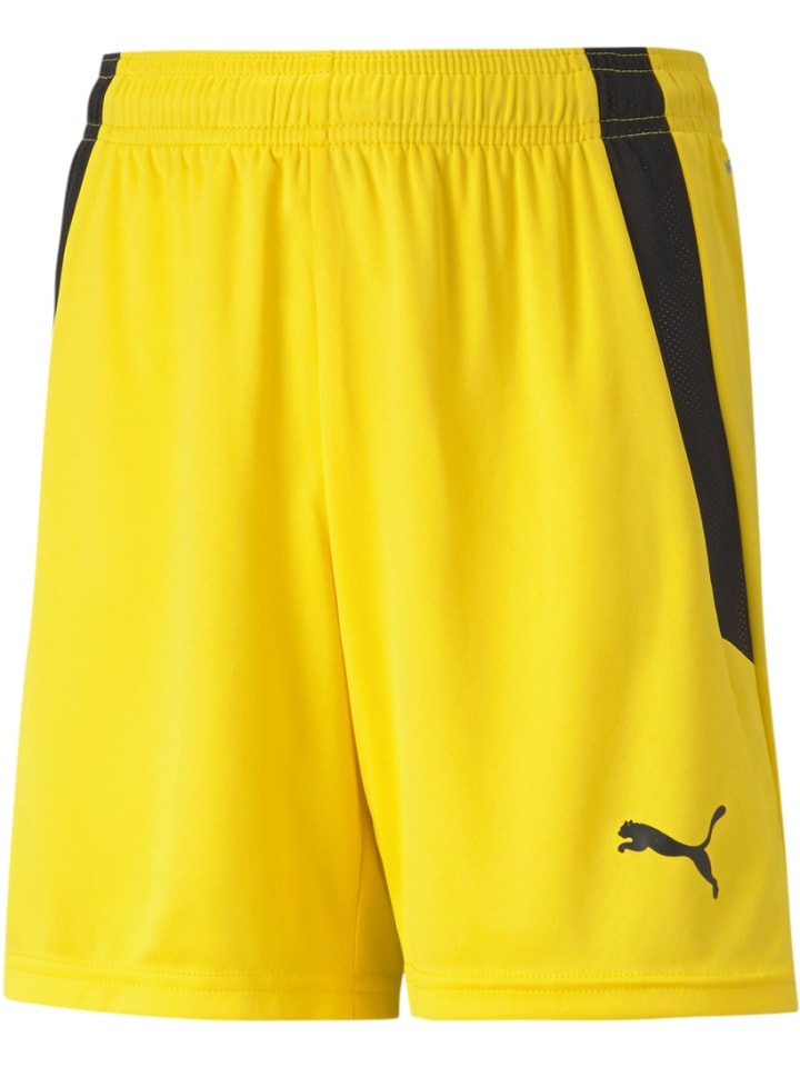 

Спортивные шорты TeamLIGA Shorts Jr желтого цвета Puma