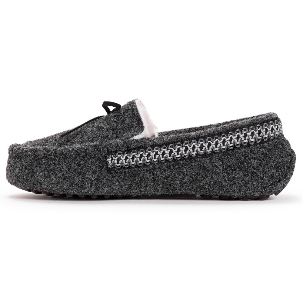 Мужские тапочки-мокасины Ethan Muk Luks, цвет ebony heather — фото 4