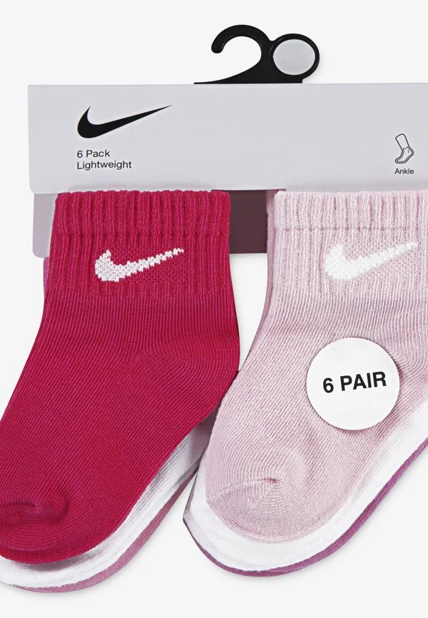 Детские короткие носки (6 пар) Nike Sportswear, Vivid Pink — фото 4