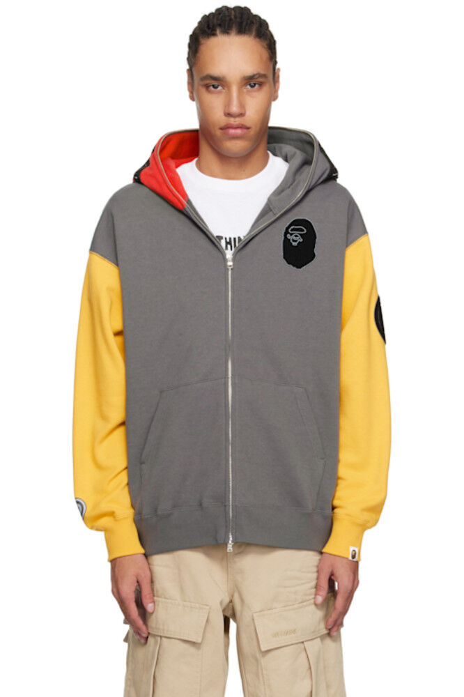 

Толстовка Grey Shark Full Zip Malaysia BAPE