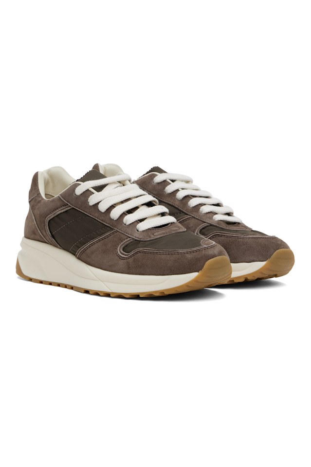 Премиальные кроссовки Track Common Projects, коричневый — фото 4