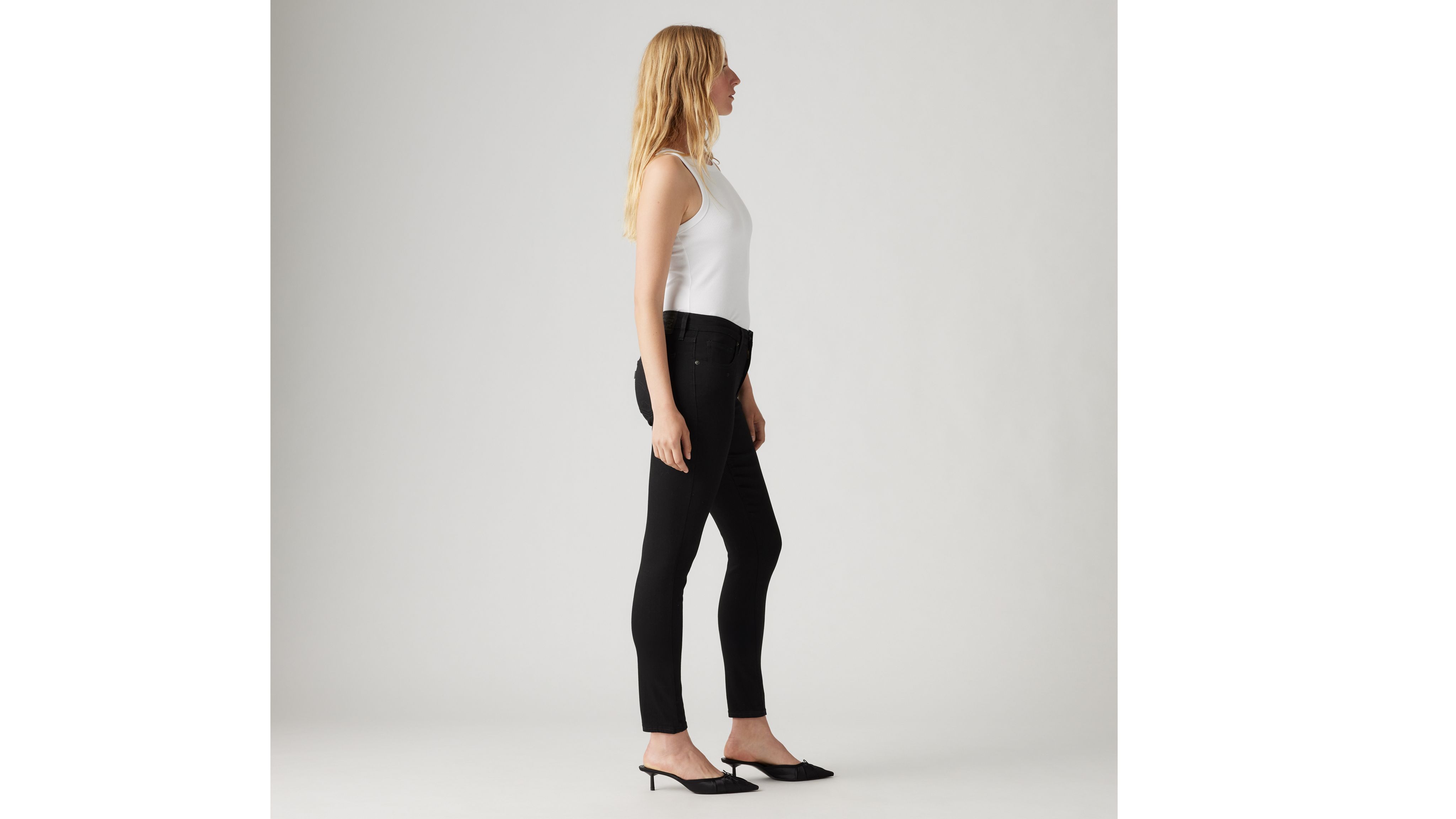 

721 Узкие женские джинсы с высокой посадкой Levi's, цвет Soft Black