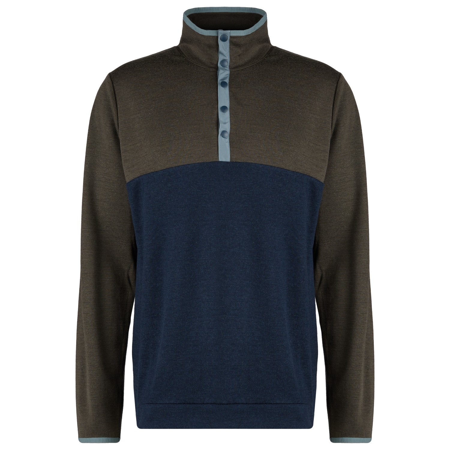 

Свитер из мериноса Stoic Merino260 MMXX Göteborg Snap, цвет Dark Navy/Deep Brown