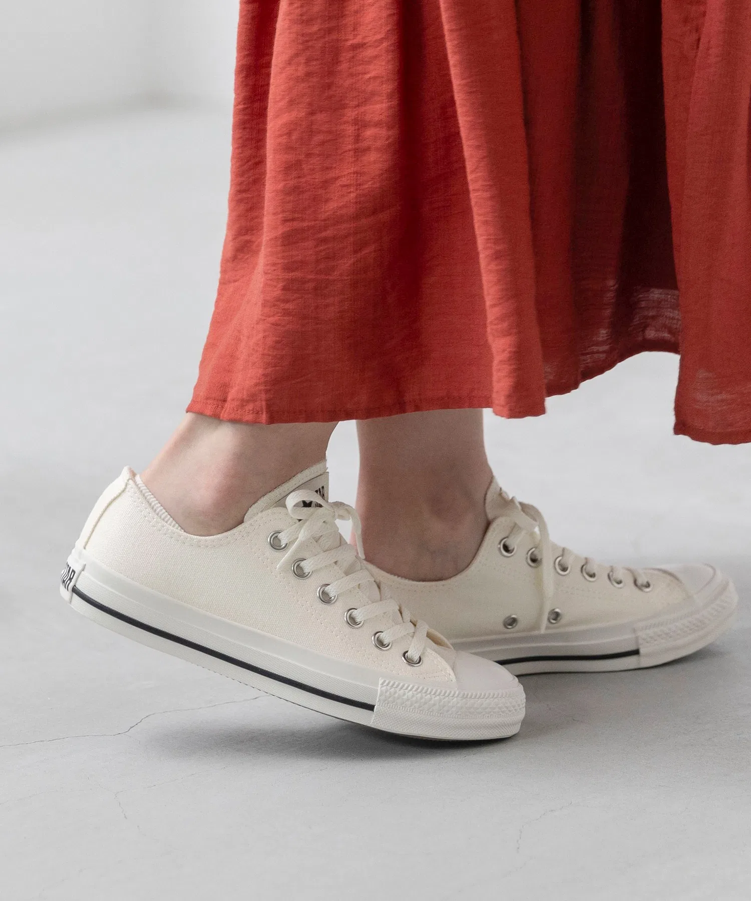 Кроссовки Converse ALL STAR WASHEDCANVAS OX низкие зелёные — фото 4