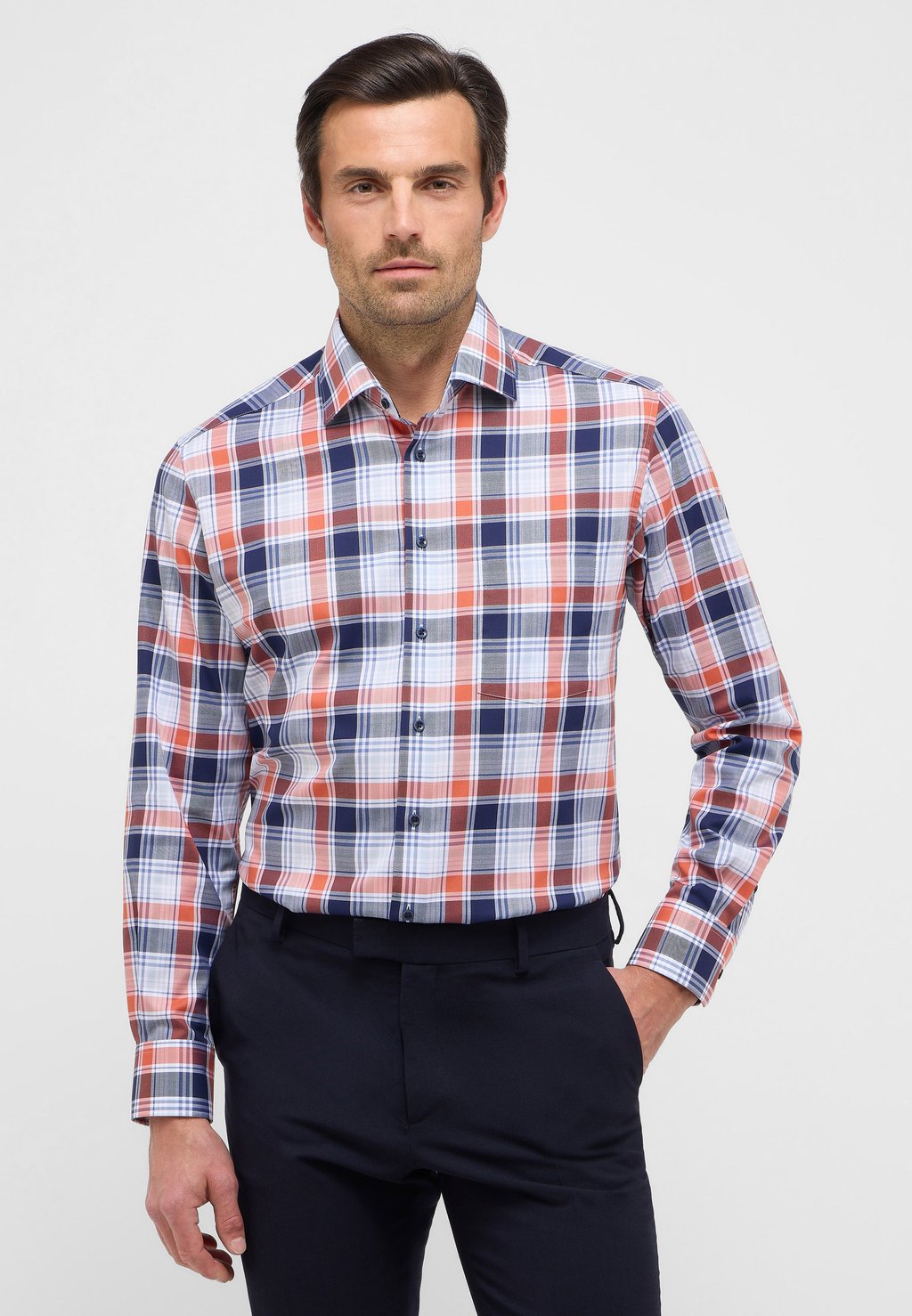 

Рубашка MODERN FIT Eterna, оранжевый
