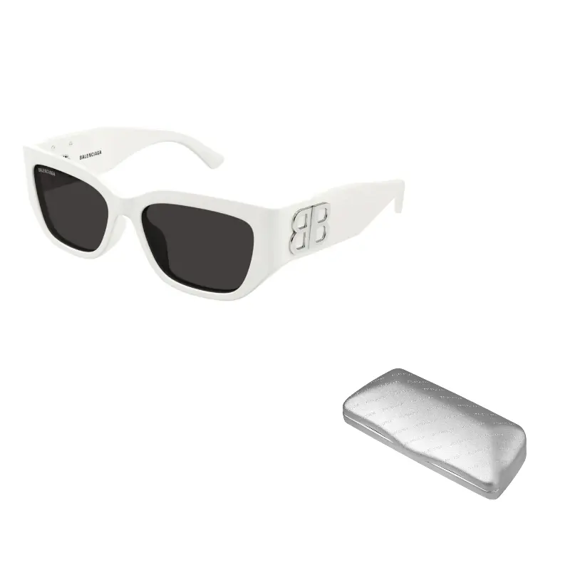 

Balenciaga Прямоугольные солнцезащитные очки в оправе, White
