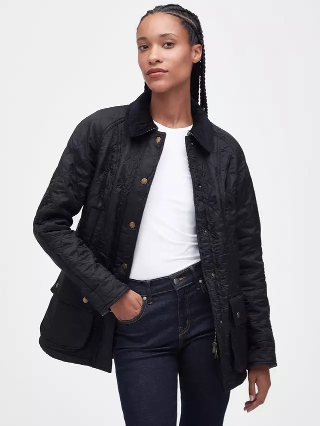 

Куртка Barbour Beadnell Diamond Quilted, черный