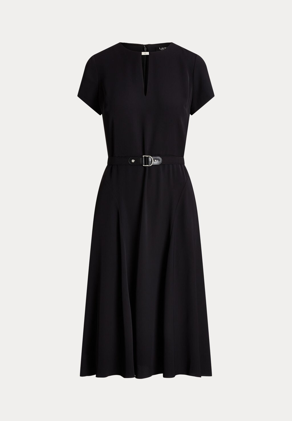

Дневное платье BELTED GEORGETTE DRESS Lauren Ralph Lauren, черный
