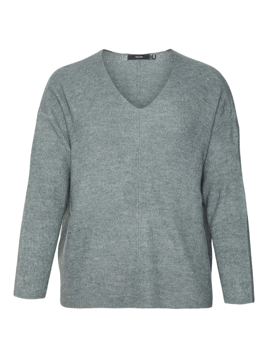

Свитер Vero Moda Curve VMCREWLEFILE, темно-зеленый