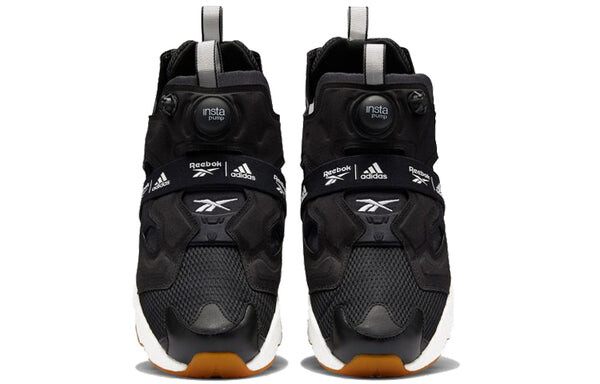 Кроссовки instapump fury x boost 'black gum' Reebok, черный — фото 4