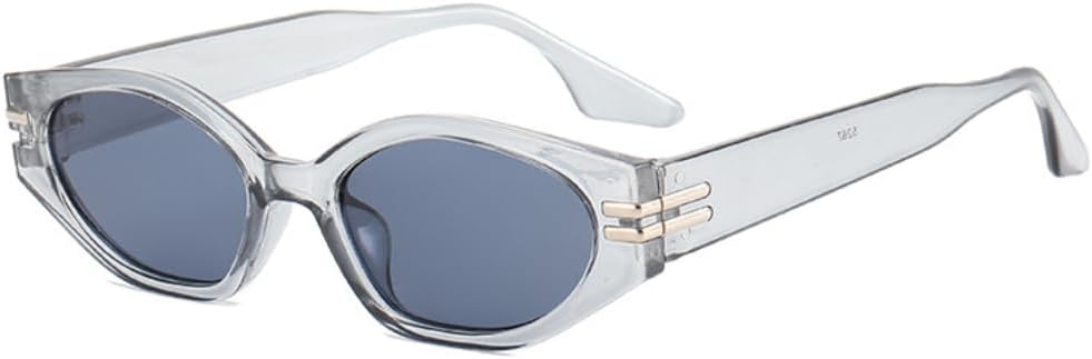 

Винтажные женские солнцезащитные очки, маленькие ретро-очки для женщин/мужчин, очки с леопардовым принтом, женские очки с защитой от УФ-излучения UV400 SZVVBKK, Graygray