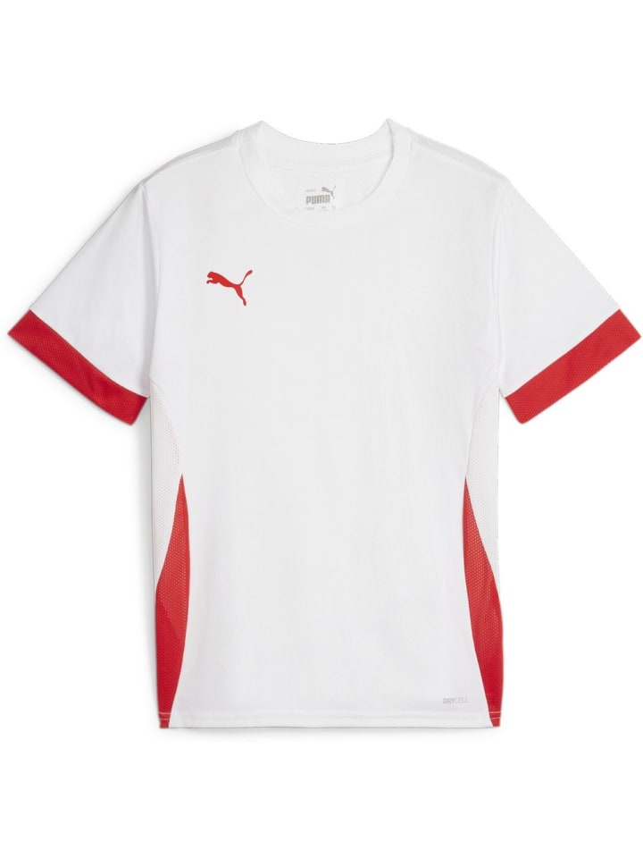 

Спортивная футболка TeamGoal Matchday Jersey jr белого цвета Puma