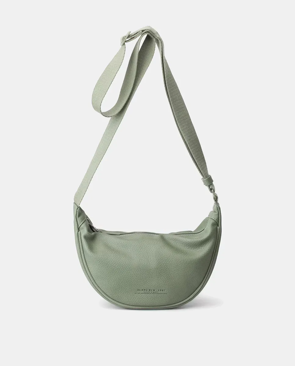 

Сумка через плечо в форме полумесяца с несколькими отделениями Slang, светло-зеленый