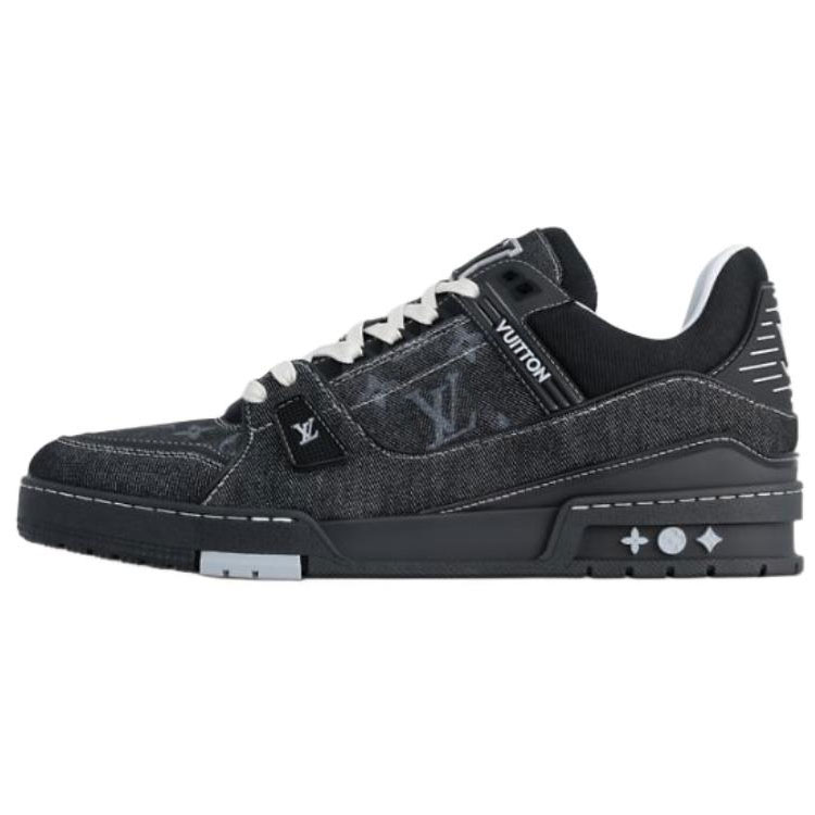 

LOUIS VUITTON Кроссовки Trainer Low Top для скейтбординга, мужские, черные