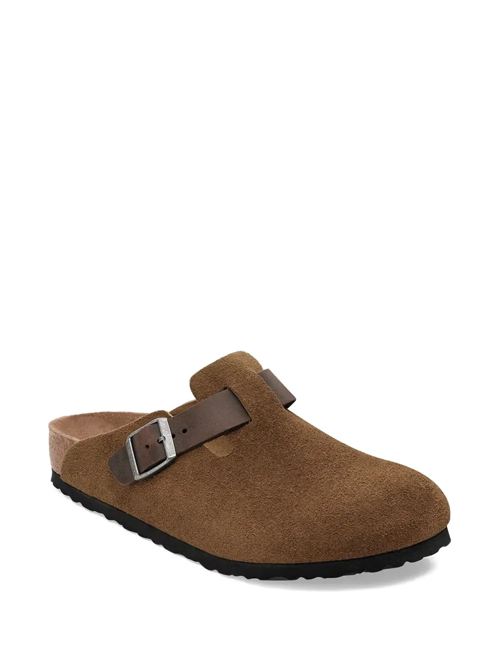 Клоги с пряжками Birkenstock, коричневый — фото 2