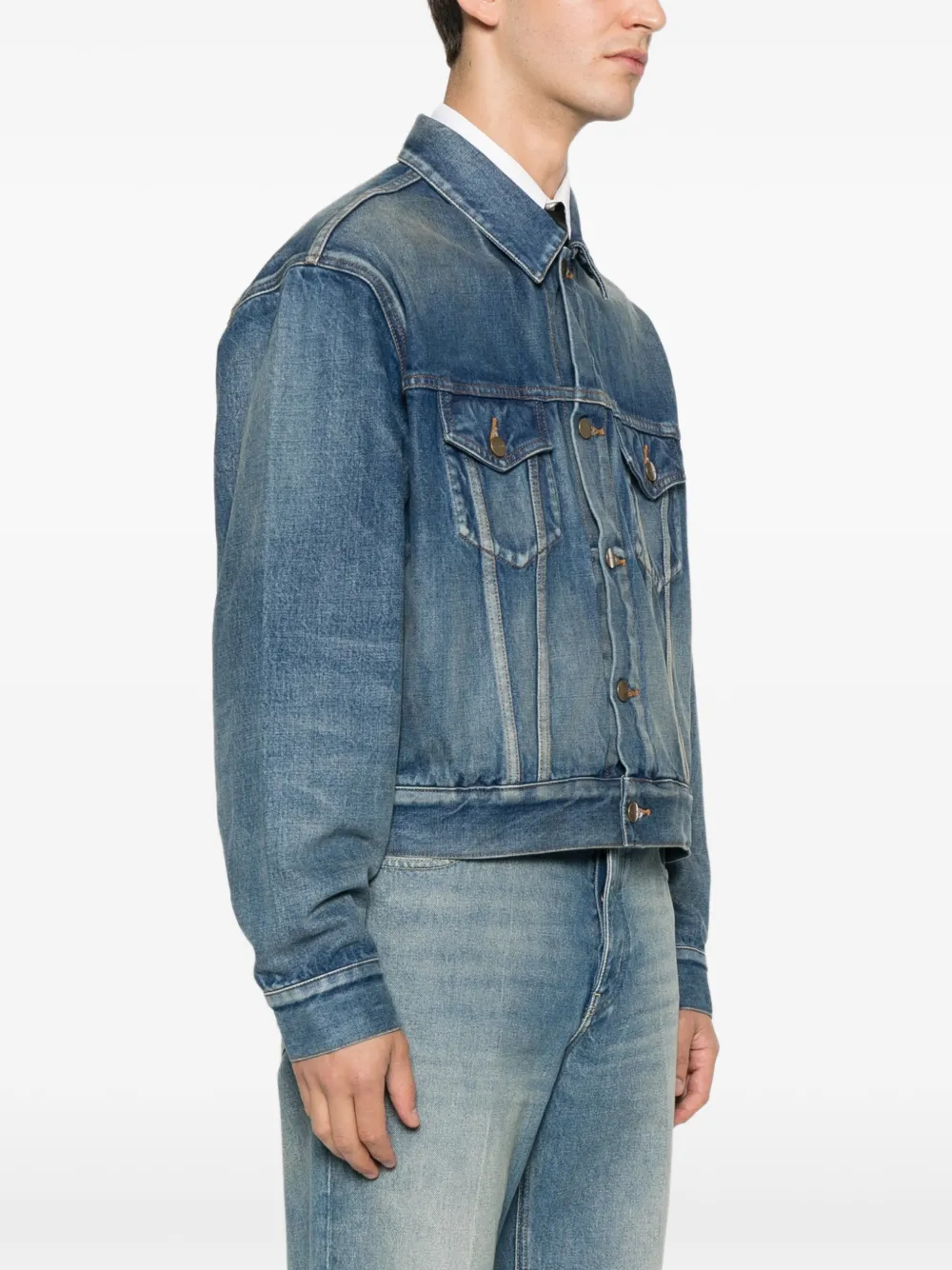 Джинсовая куртка Trucker Fear Of God, синий — фото 3