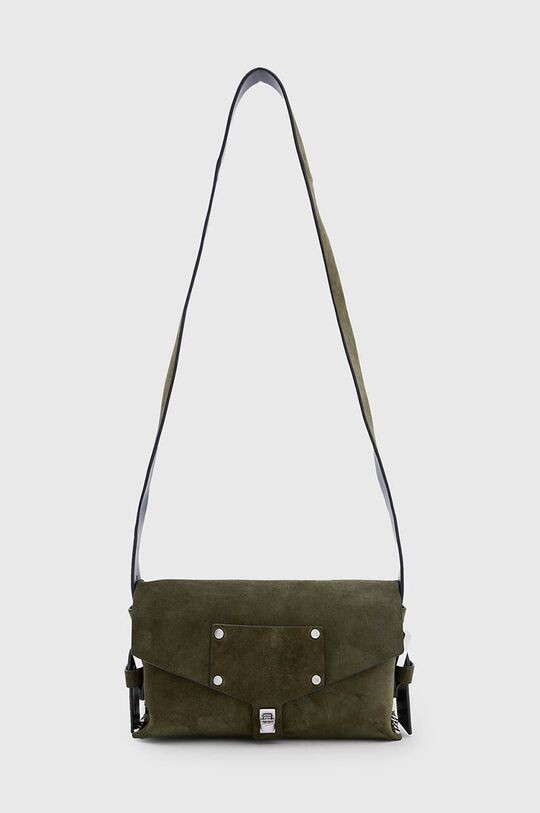 

MIro замшевая сумочка AllSaints, зеленый
