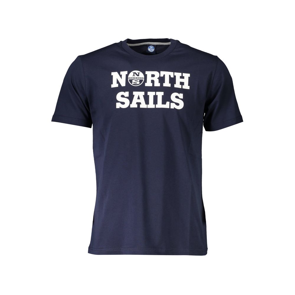

Синяя хлопковая мужская футболка North Sails