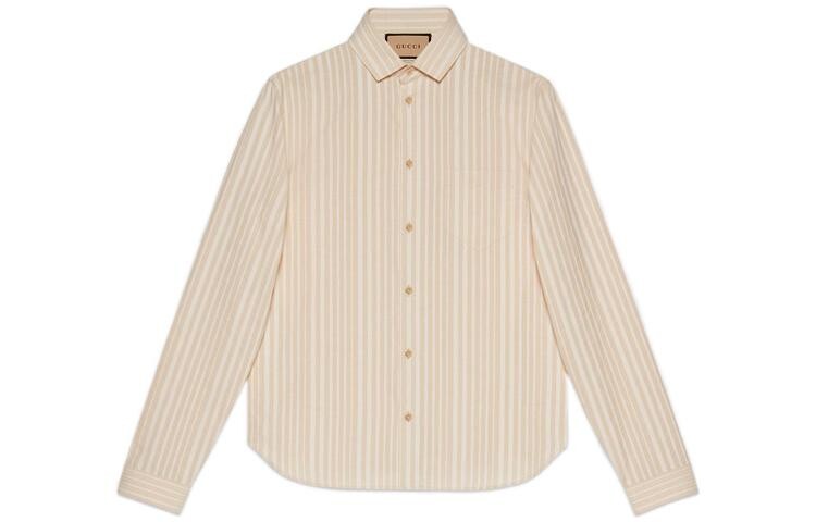 

Рубашка мужская Gucci Striped, бежевый