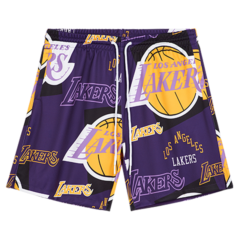 

Mitchell Ness Мужские и женские шорты Mitchell & Ness Casual Purple