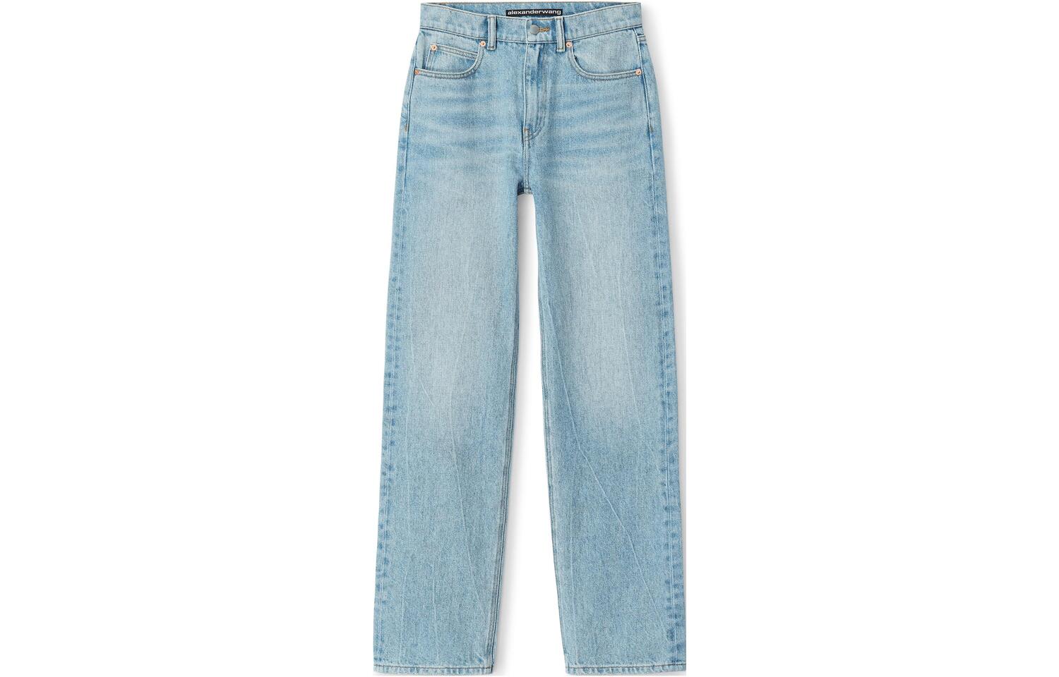 

Джинсы Mid Rise Straight Leg Alexander Wang, синие