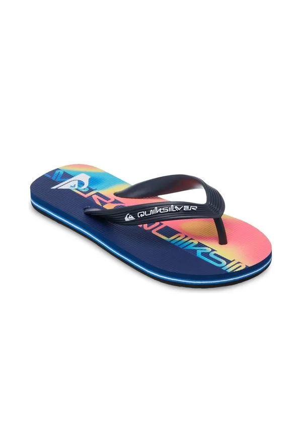 Сандалии с т-образным ремешком в стиле молокаи Quiksilver, Dark Blue — фото 2