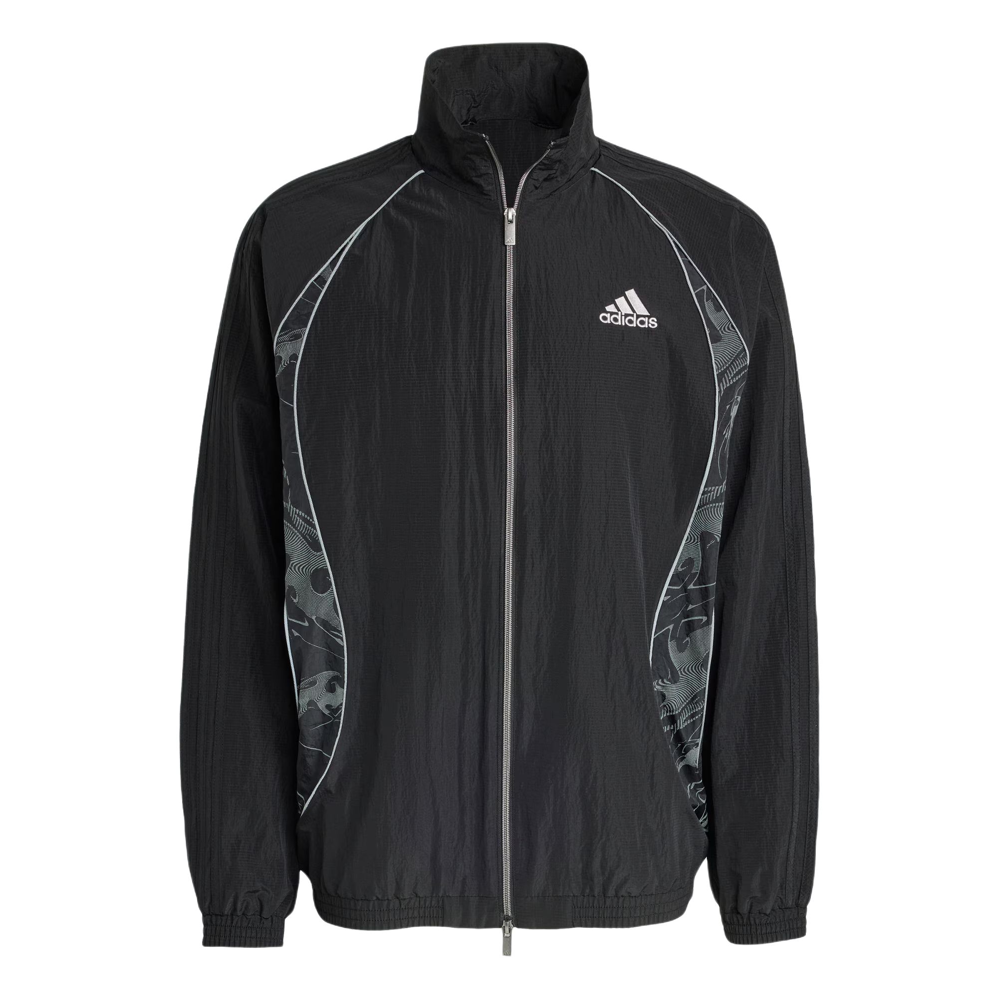 

Adidas Вышитая куртка с графическими вставками, Black