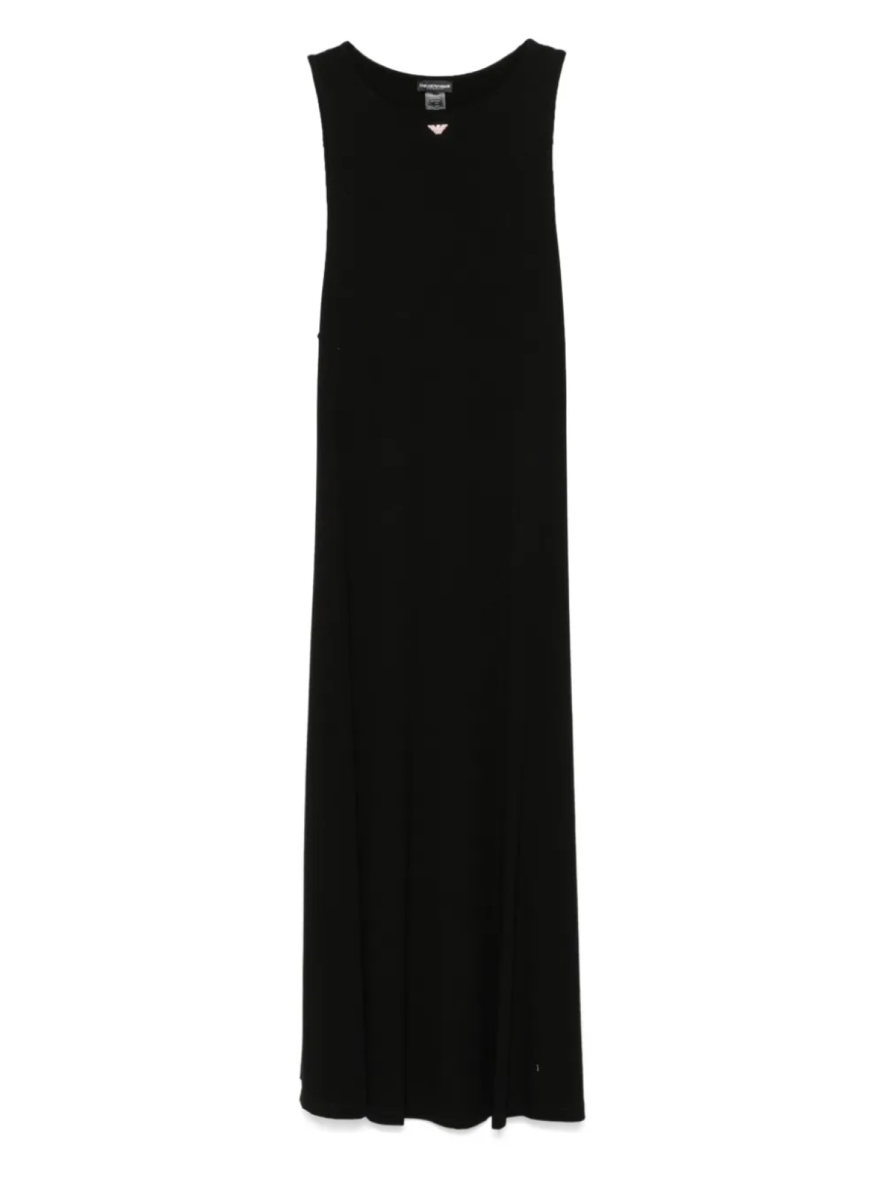 

Платье из джерси с логотипом Emporio Armani, черный