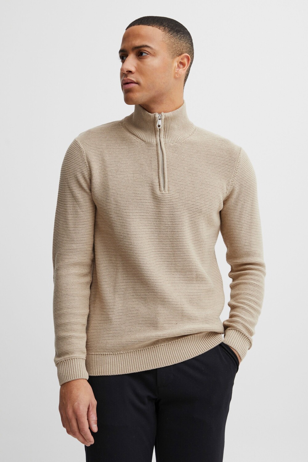 

Пуловер 11 Project Troyer PRTillmann Fine Knit Troyer 21301005ME, коричневый