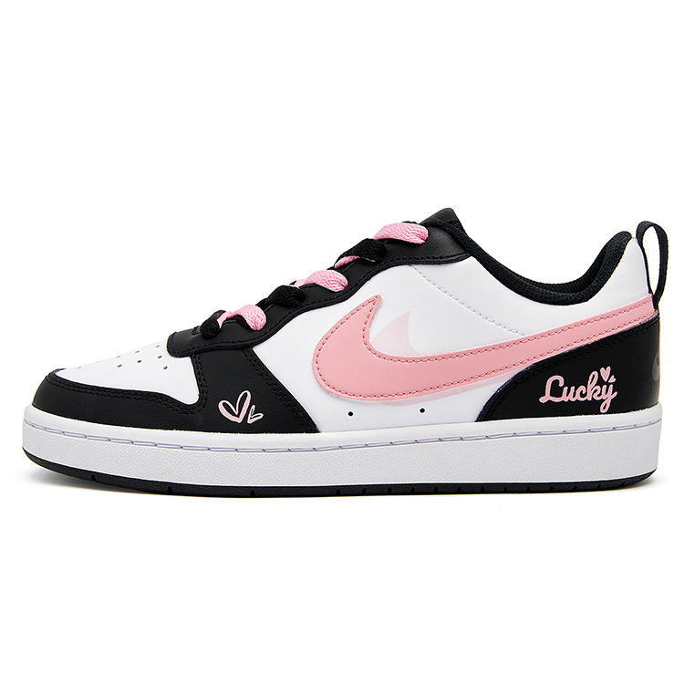 

Кроссовки Nike Court Borough 2 Skateboarding Shoes Women's Low-top Black/powder, черный/розовый