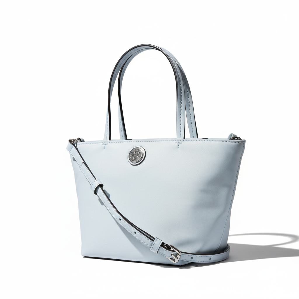 

Мини-сумка из нейлона для женщин, светло-аквамариновый TORY BURCH, shopping bag set(basic set+shopping bag)