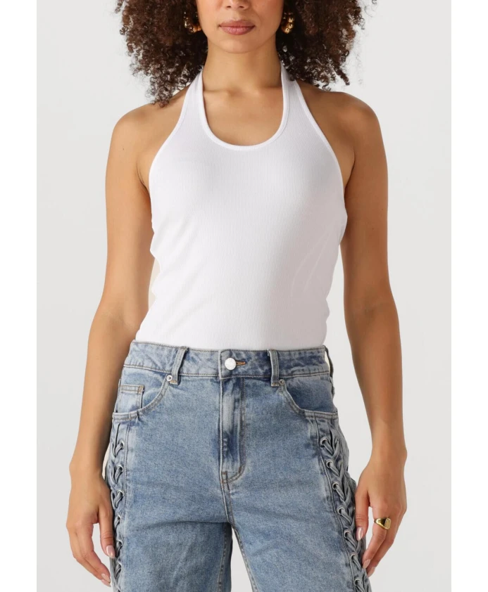 

Топ с завязками на шее Slfanna sl Selected Femme, белый