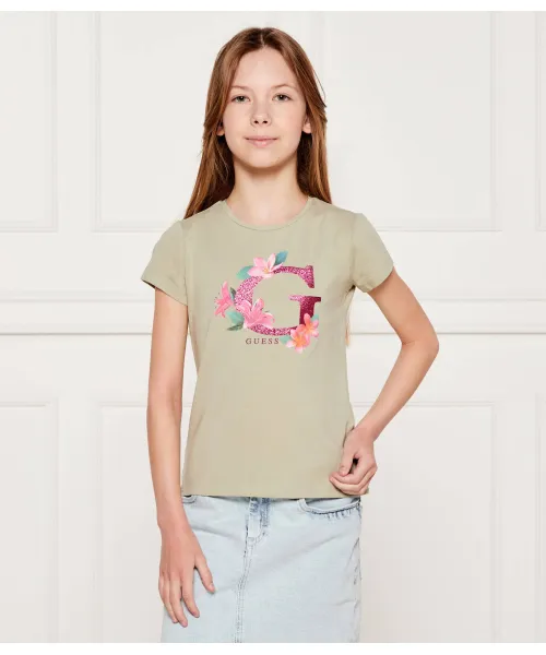 

Футболка Regular fit Guess, зеленый