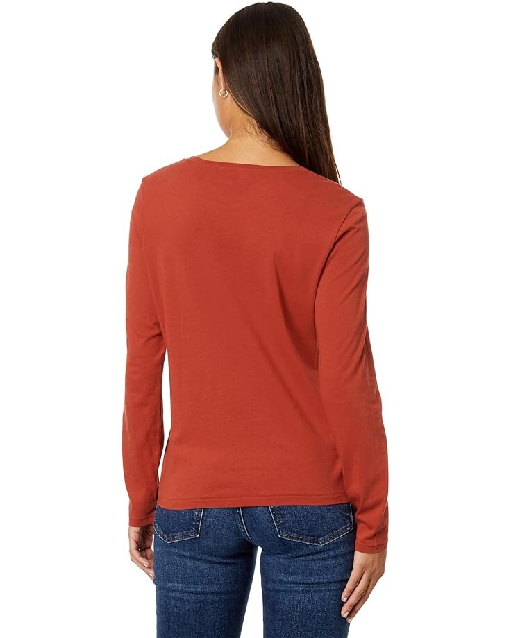 

Футболка Madewell Northside Vintage Long-Sleeve Tee, цвет Etruscan Clay