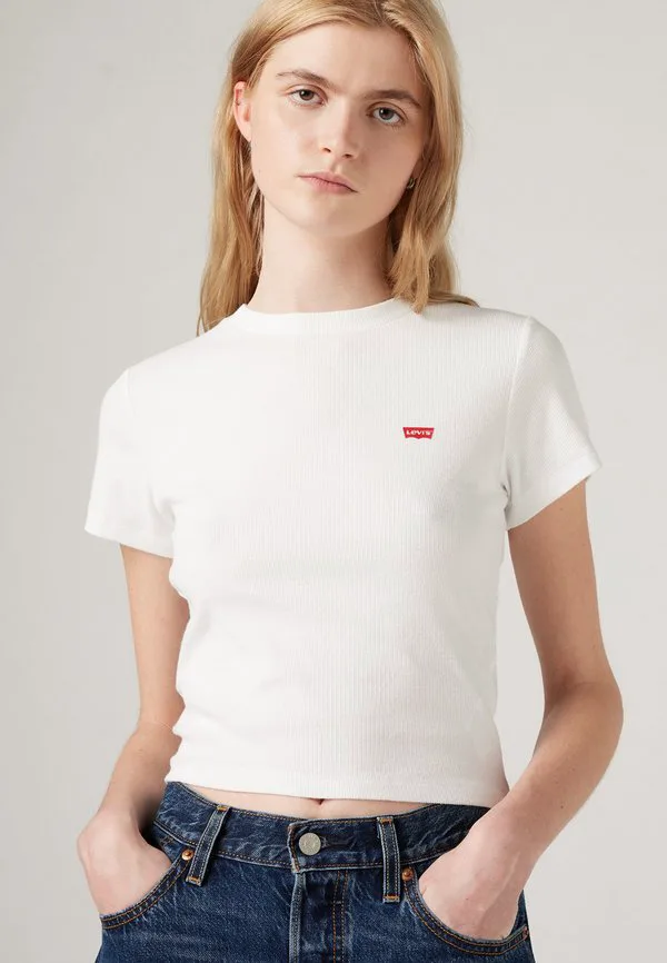 Базовая спортивная футболка с принтом Levi'S, White — фото 4
