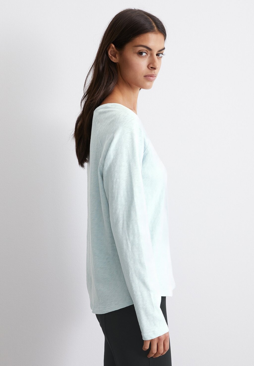 

Топ с длинными рукавами RAGLANSLEEVES Marc O'Polo DENIM, светло-голубой