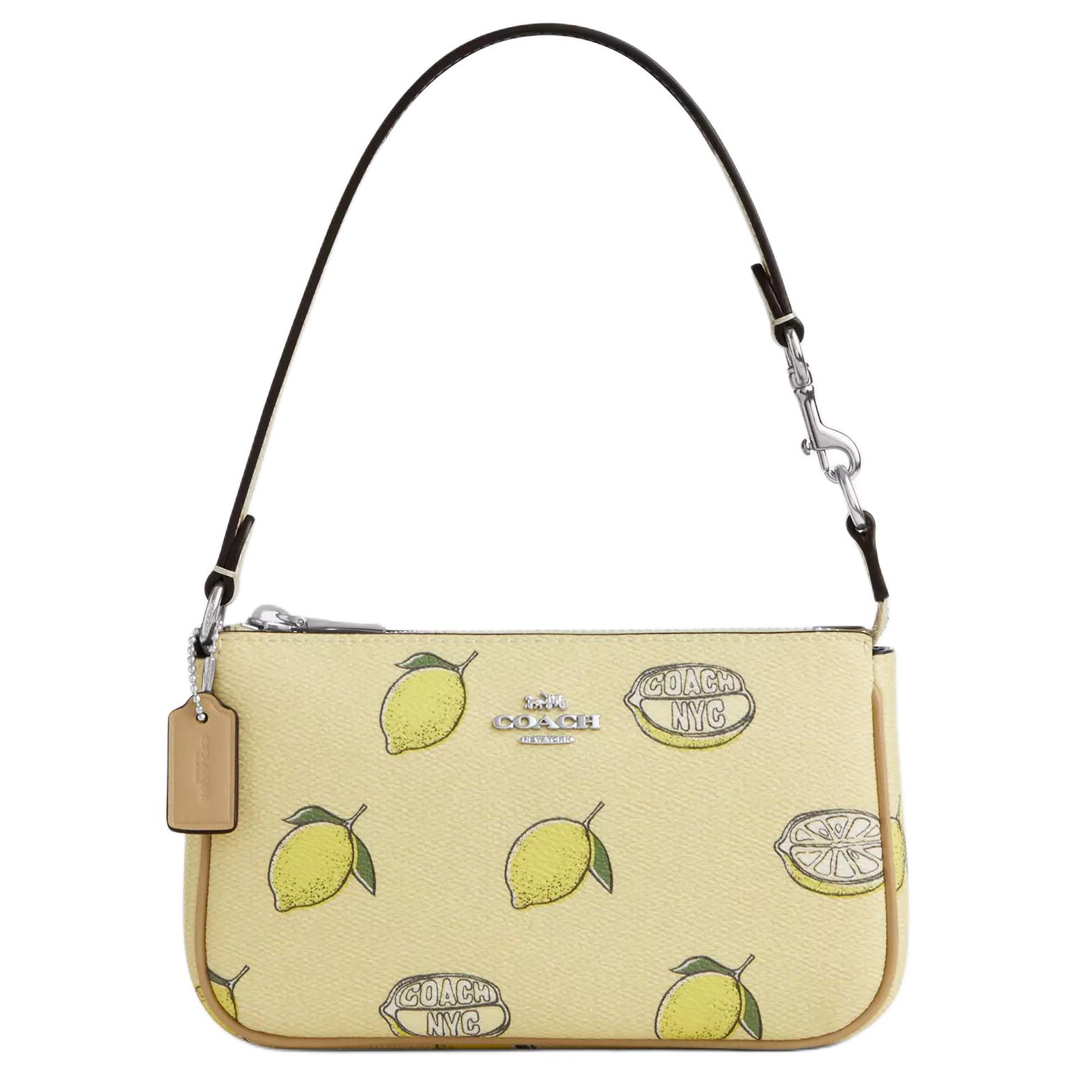 

COACH Сумка через плечо Nolita Coated Canvas One Shoulder Handbag Small Women's Yellow Green