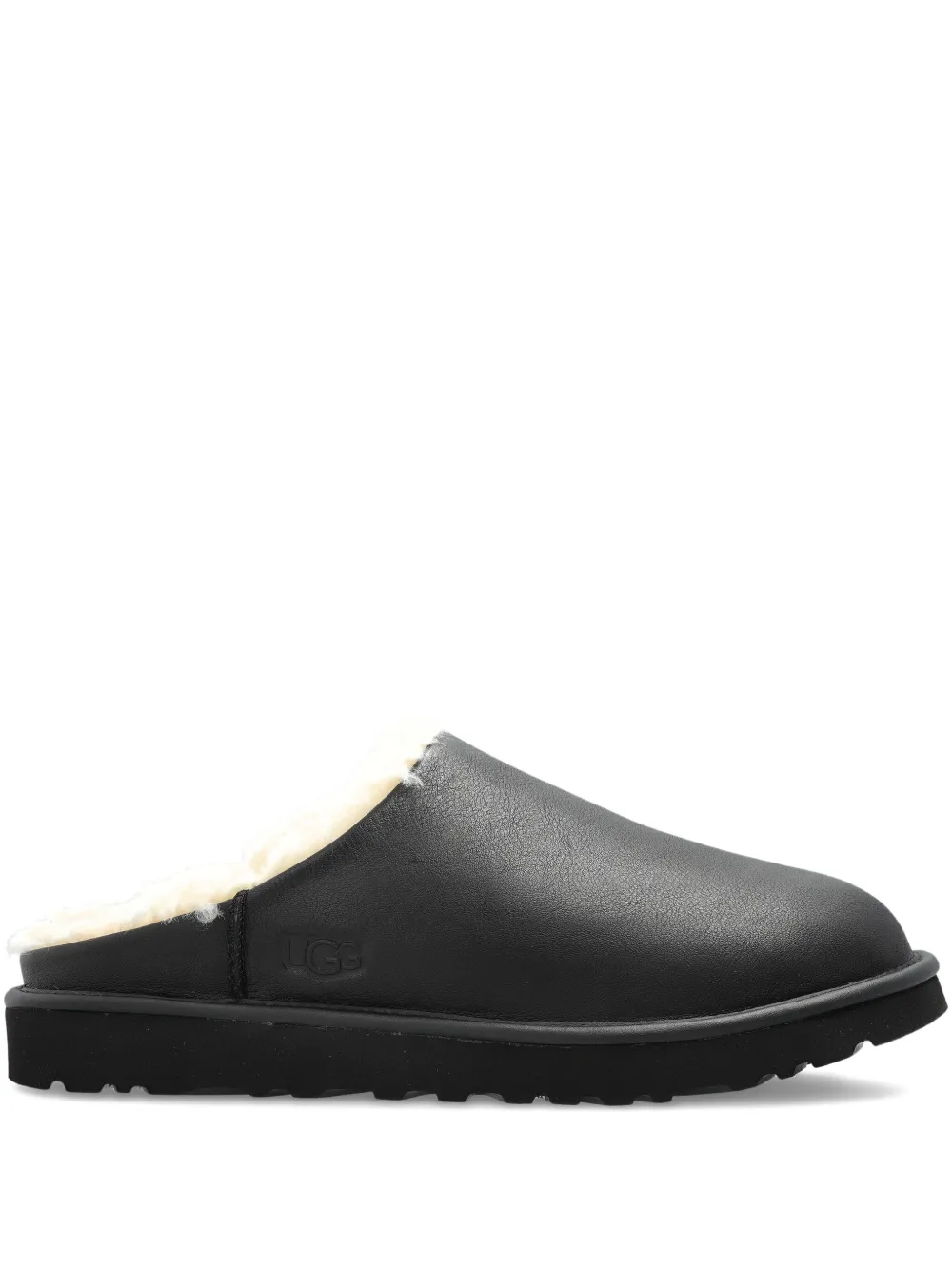 

Кожаные мюли Ugg, черный