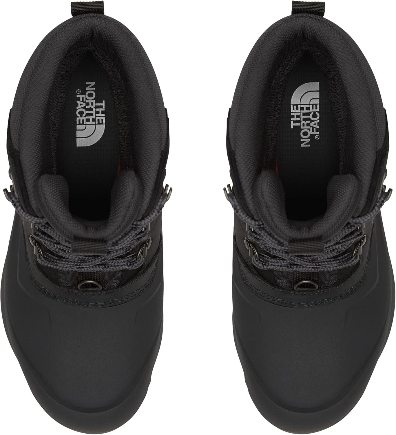 Мужские водонепроницаемые снежные ботинки THE NORTH FACE Chilkat V 400, 400 г премиального утеплителя, черный/серый — фото 3